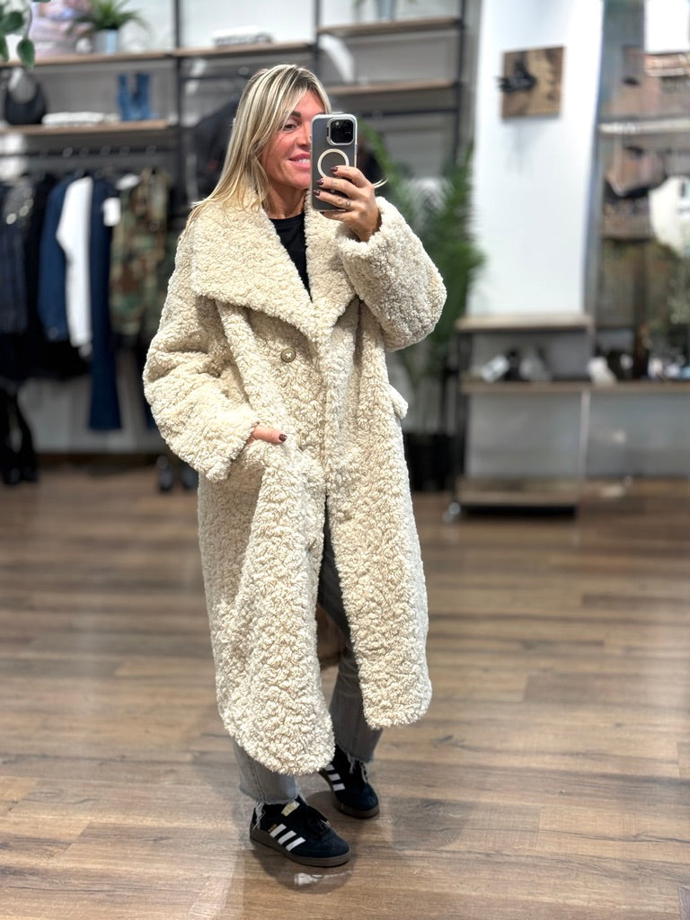 Cappotto in ecopelo