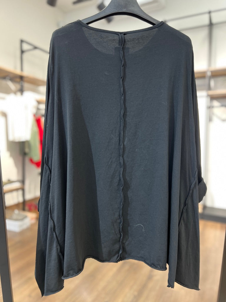 T-shirt in cotone manica lunga