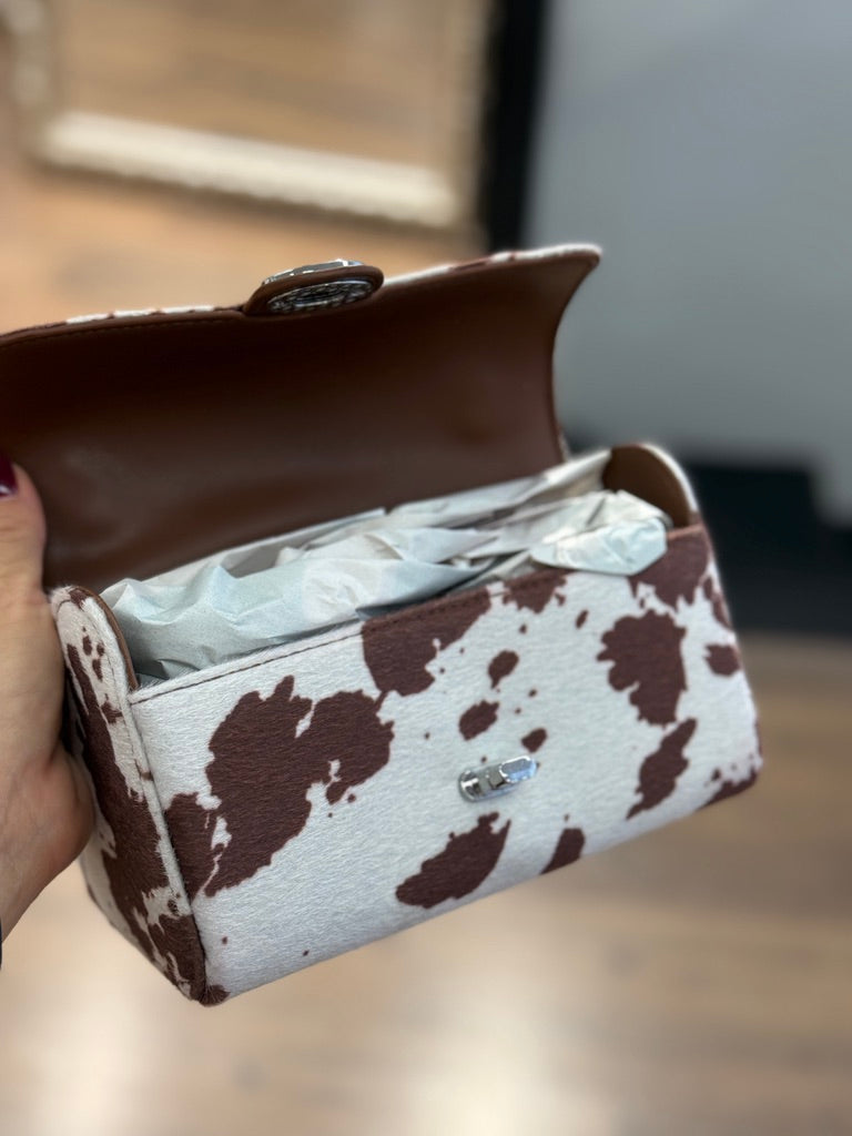 Mini borsa  stampa "muccata"