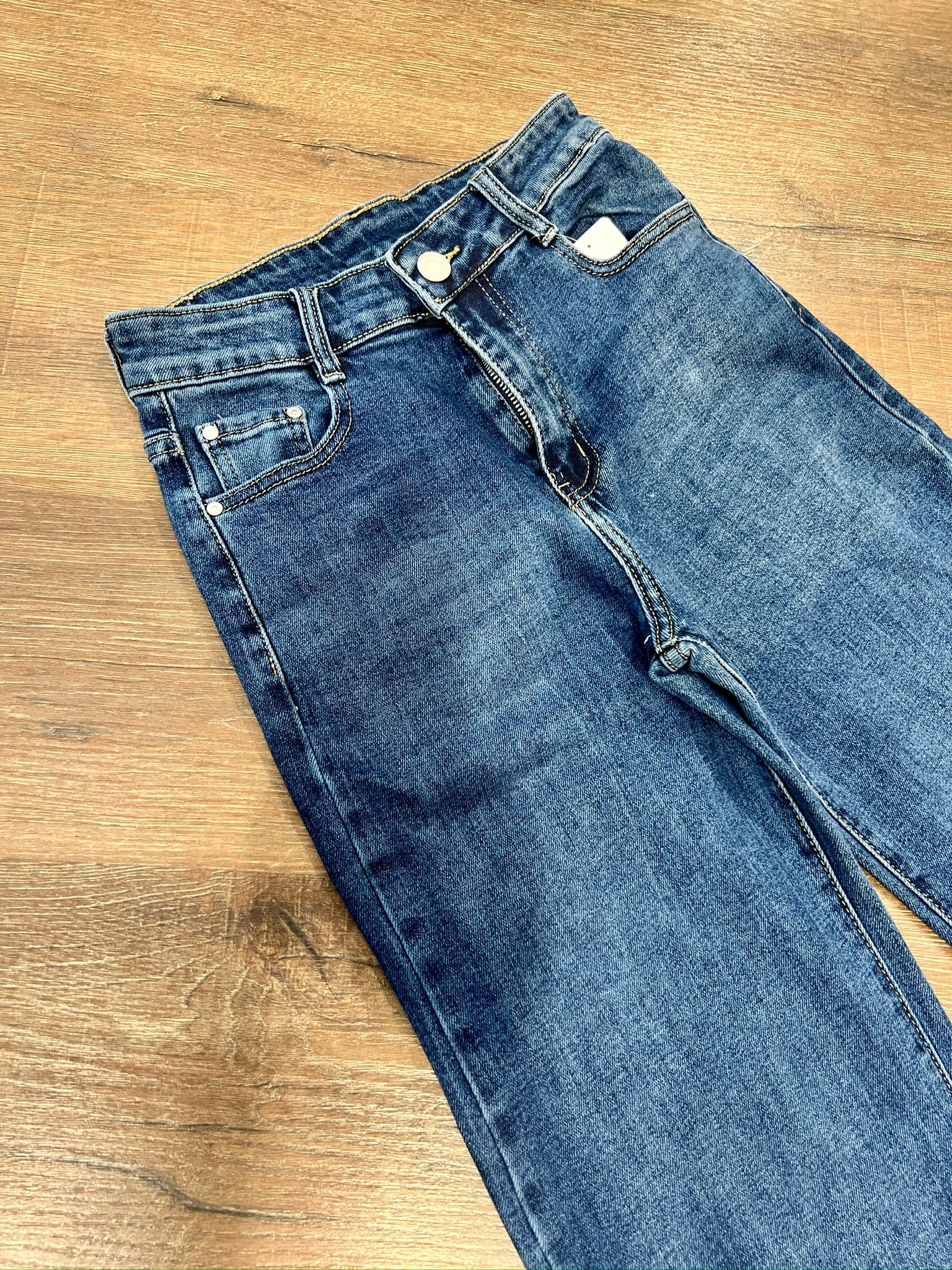 Jeans con risvolto