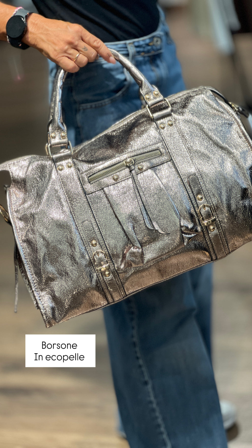 Borsa laminata tasche