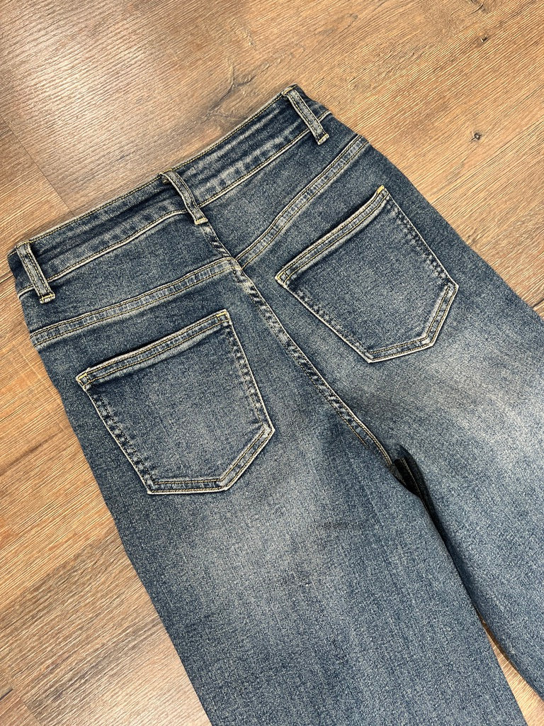 Jeans a palazzo slavato