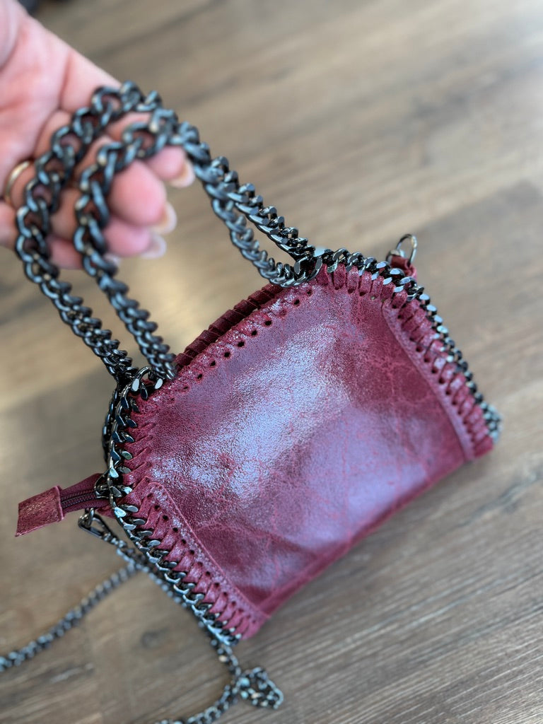 Mini bag con catene