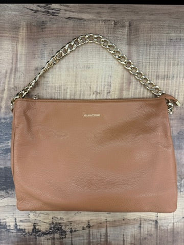 Borsa con tracolla e catena oro