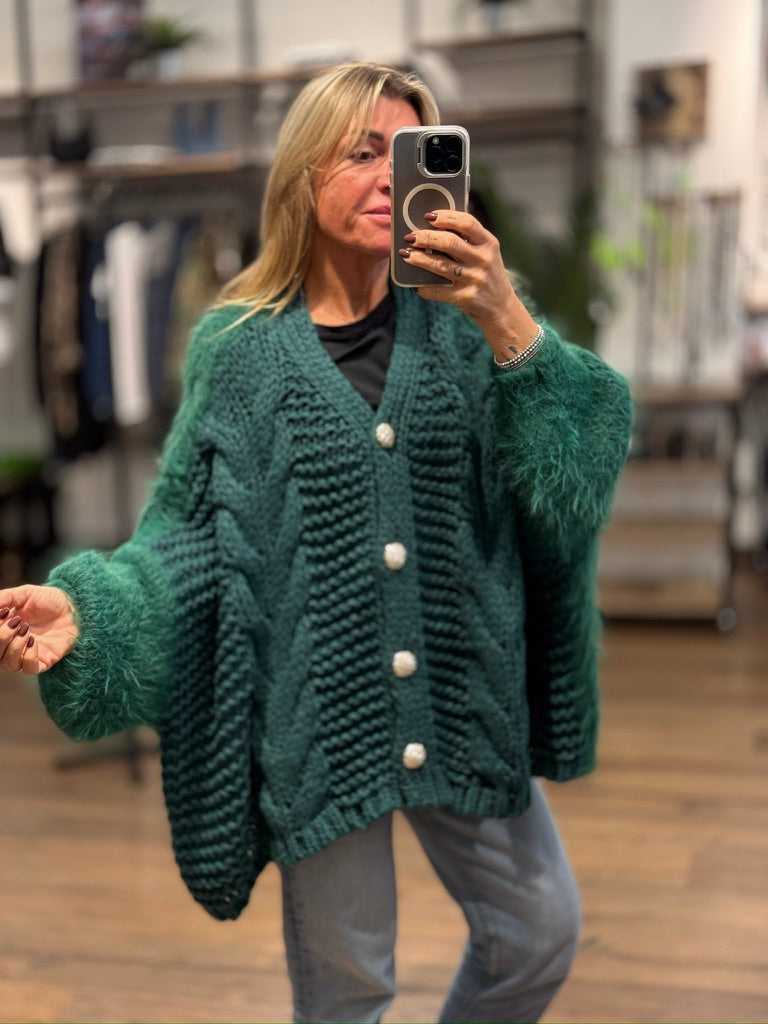 Cardigan Ornella peloso