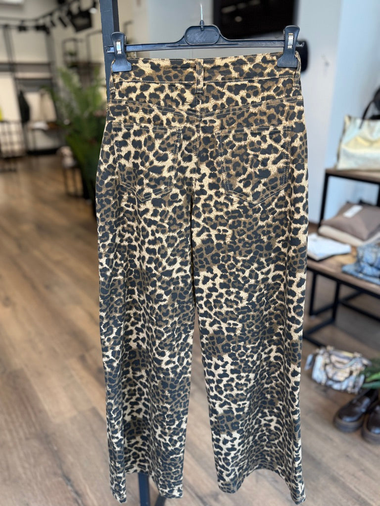 Pantalone 5tasche stampa animalier