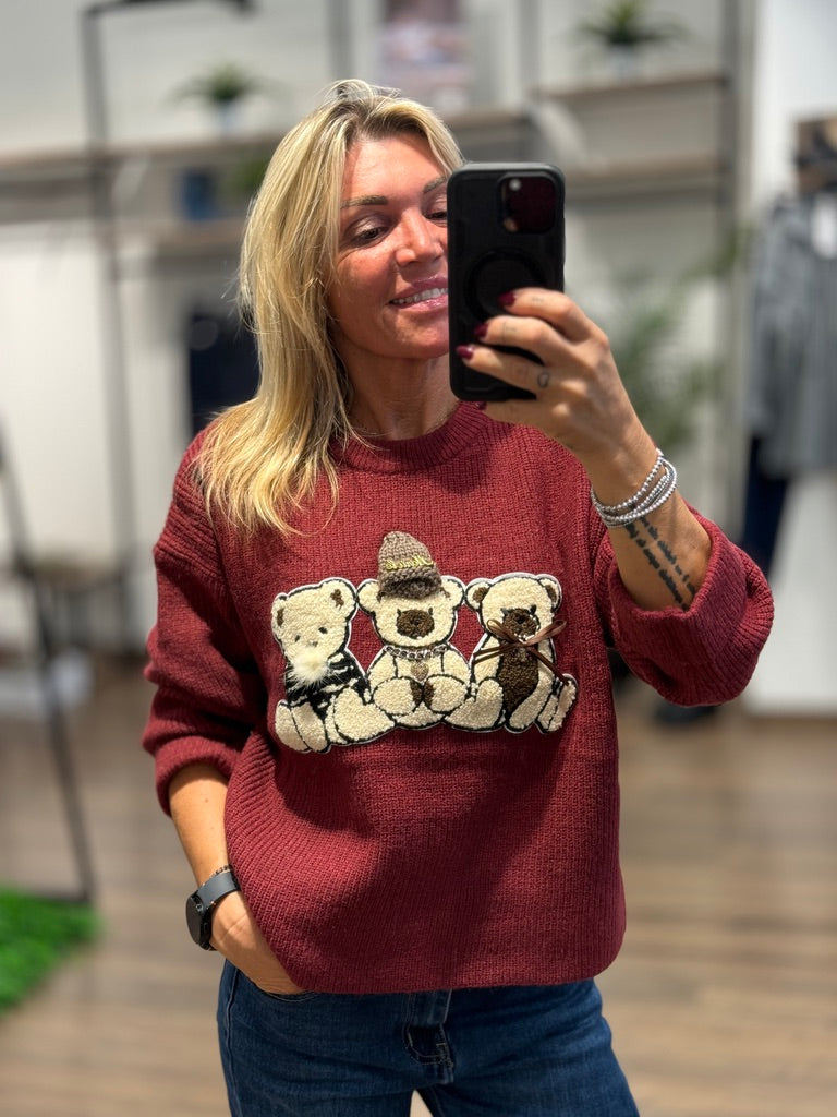 Maglia con orsi