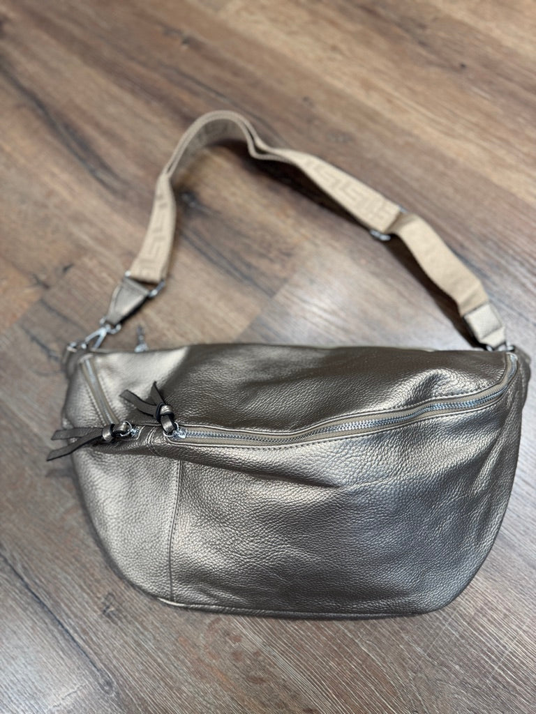 Marsupio grande con doppia zip