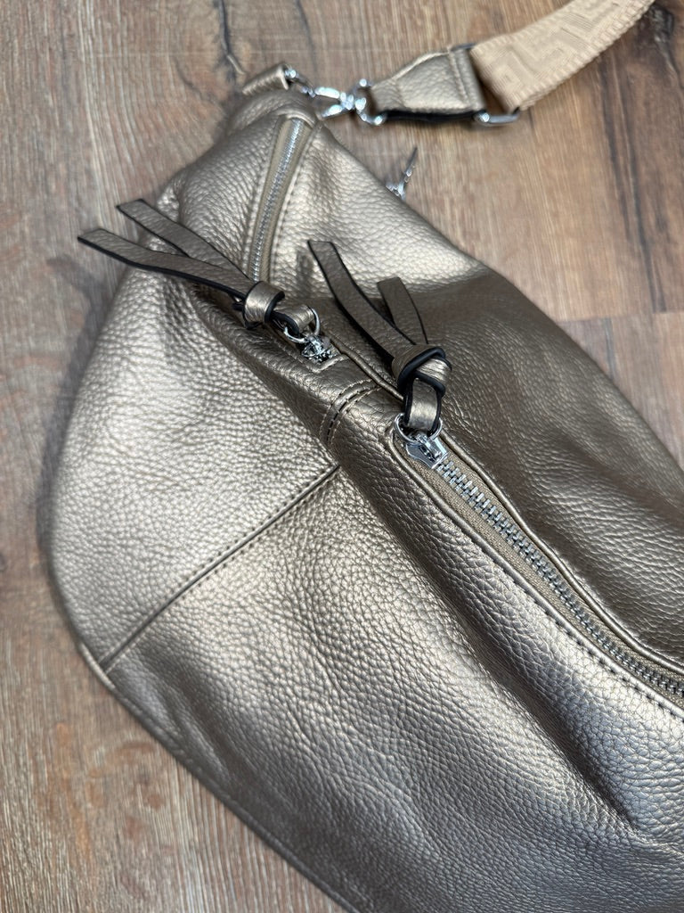 Marsupio grande con doppia zip