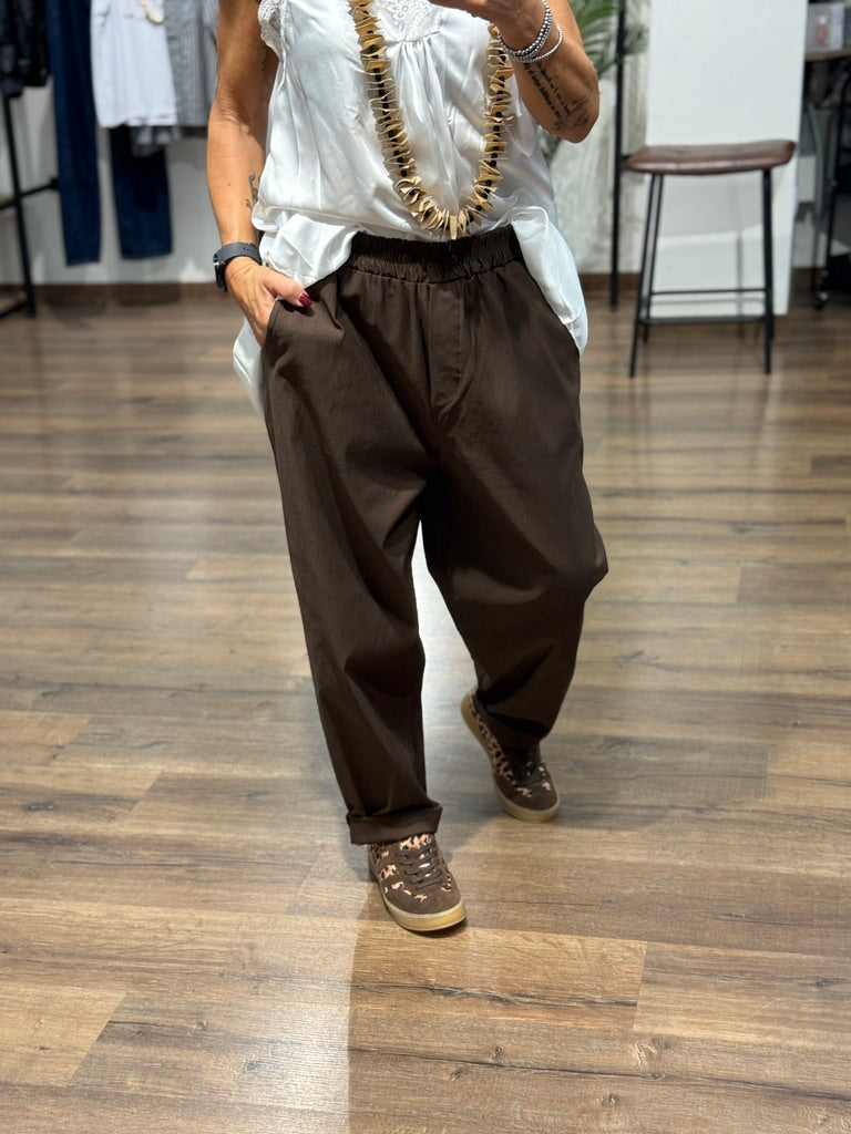 Pantalone in punto milano linea comoda