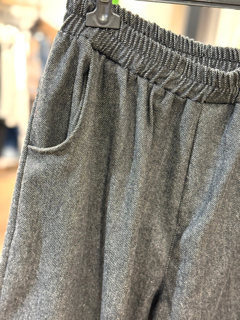 Pantalone carrot in tessuto
