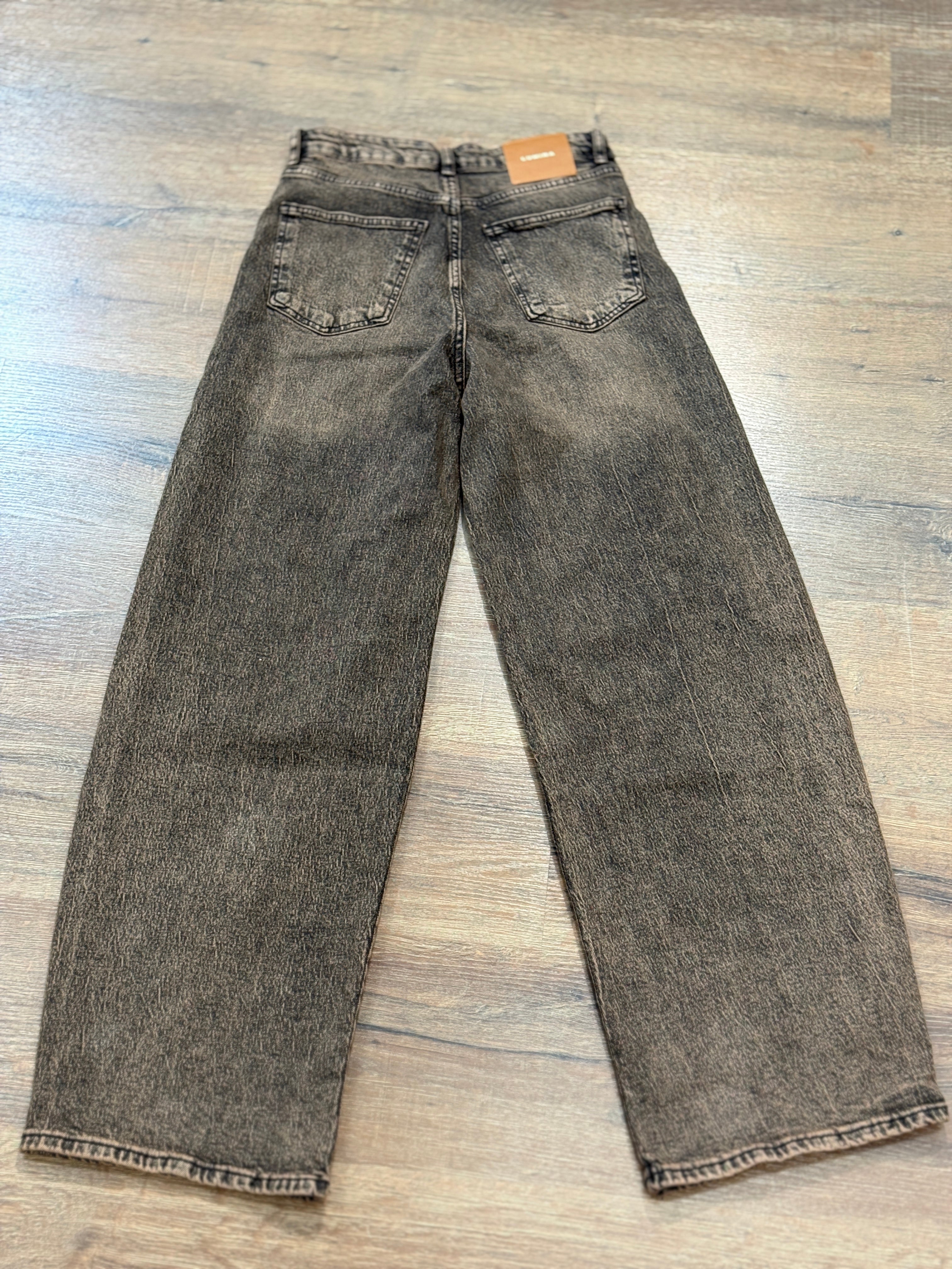 Jeans palazzo slavato