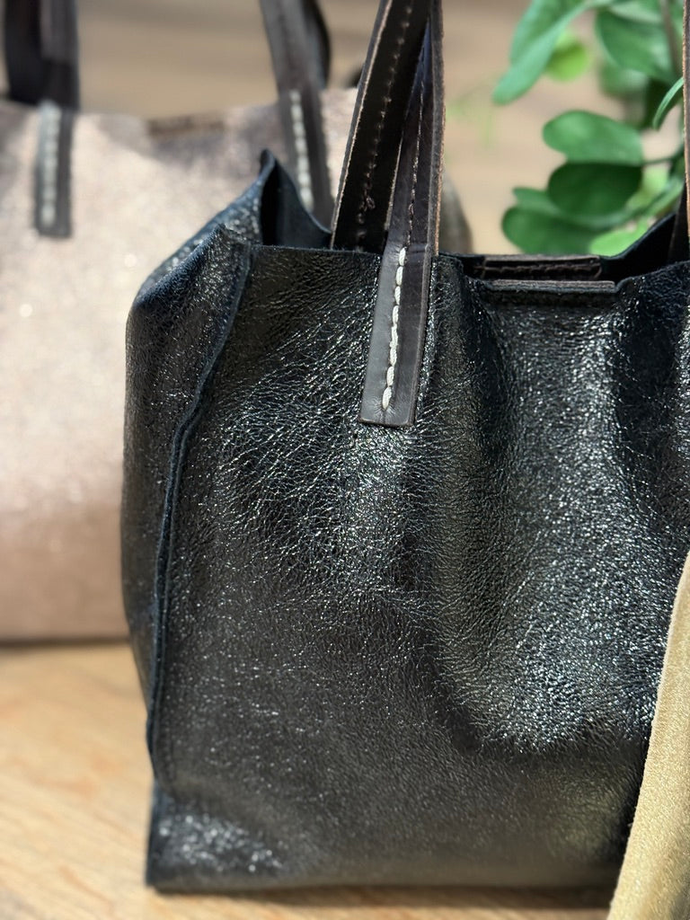 Mini bag in pelle