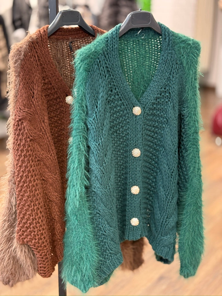 Cardigan Ornella peloso