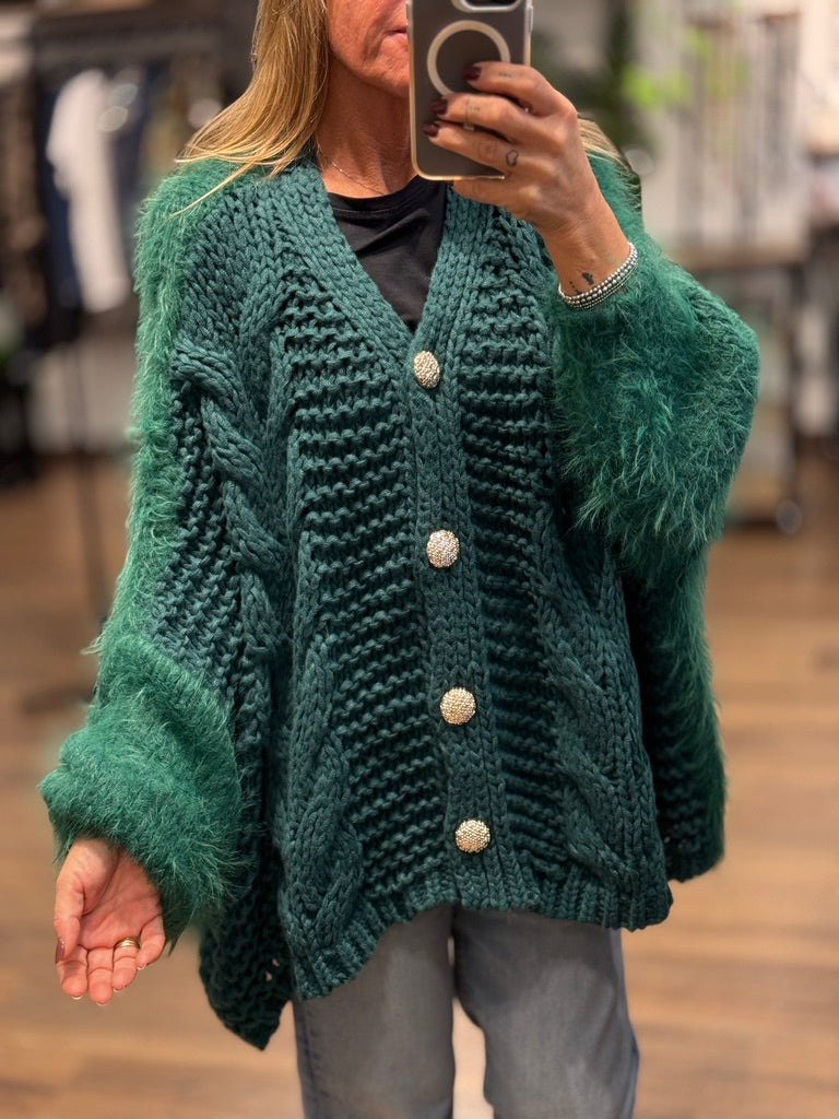 Cardigan Ornella peloso