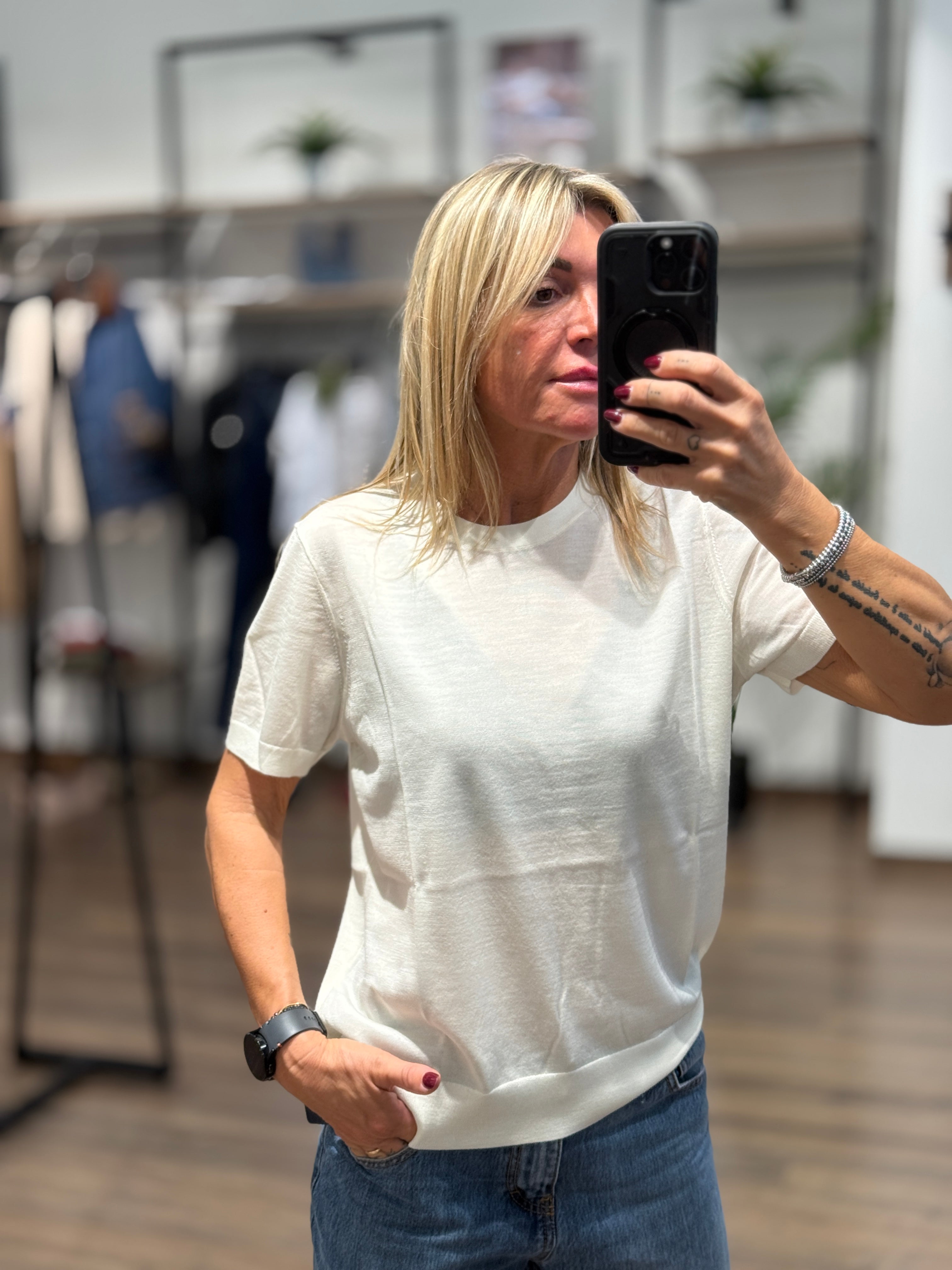 Maglia girocollo manica corta