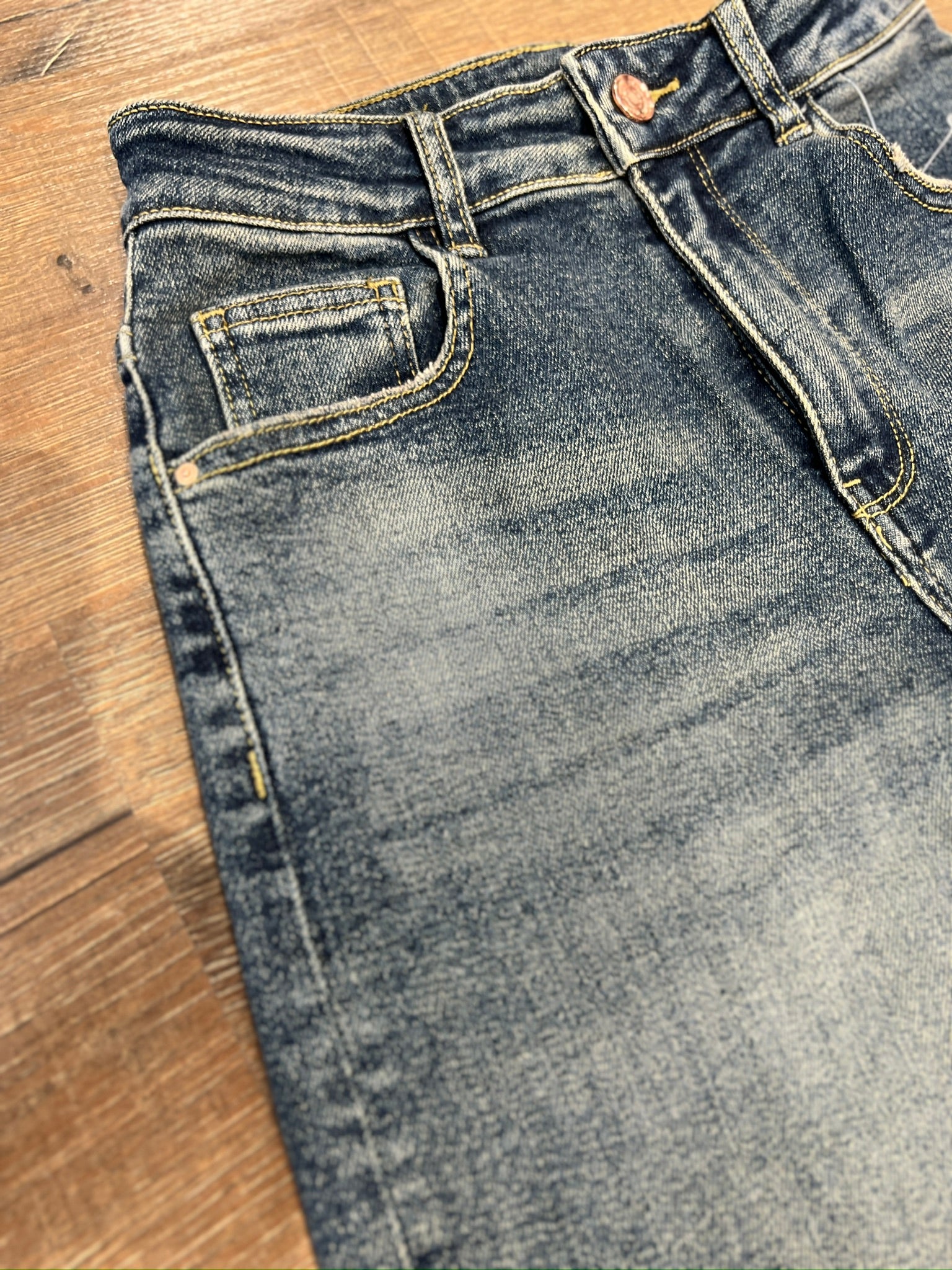 Jeans a palazzo slavato