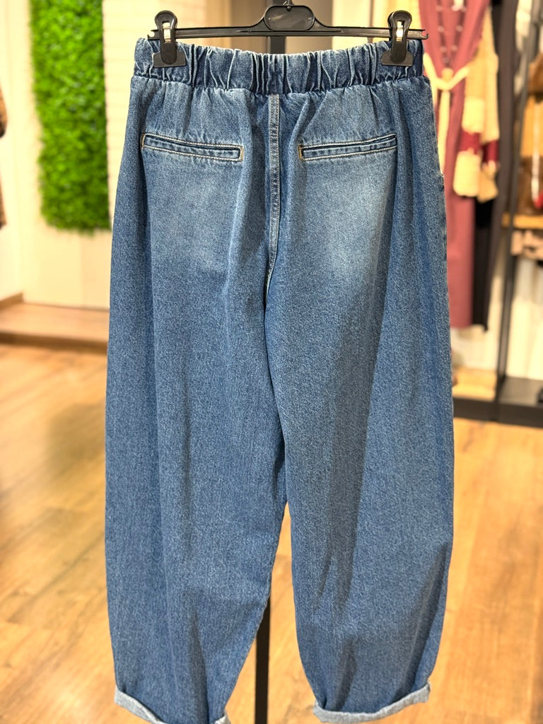 Jeans carrot morbido