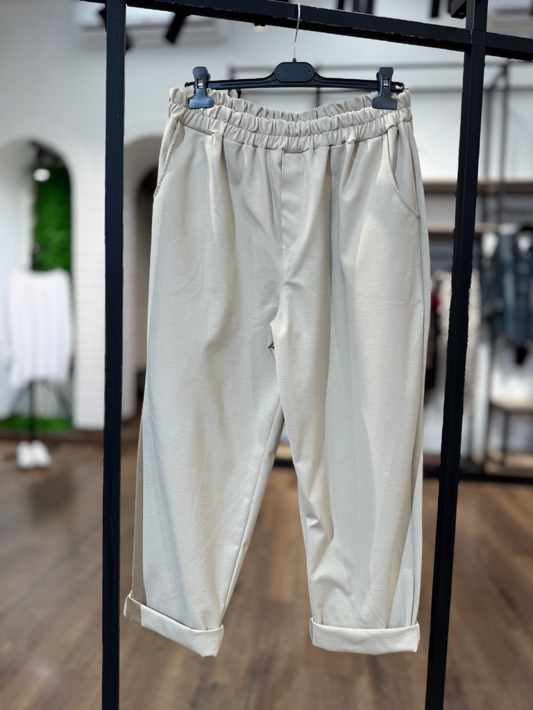 Pantalone in punto milano linea comoda