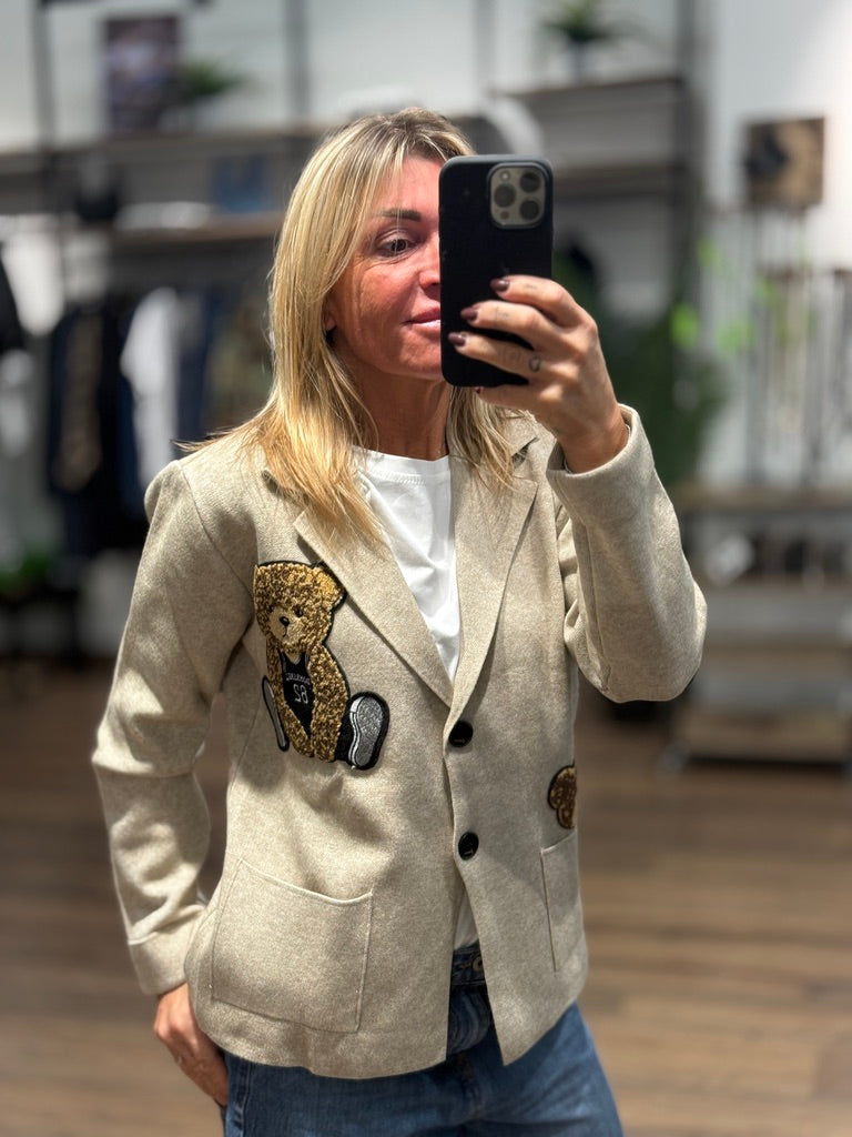 Cardigan con orsi