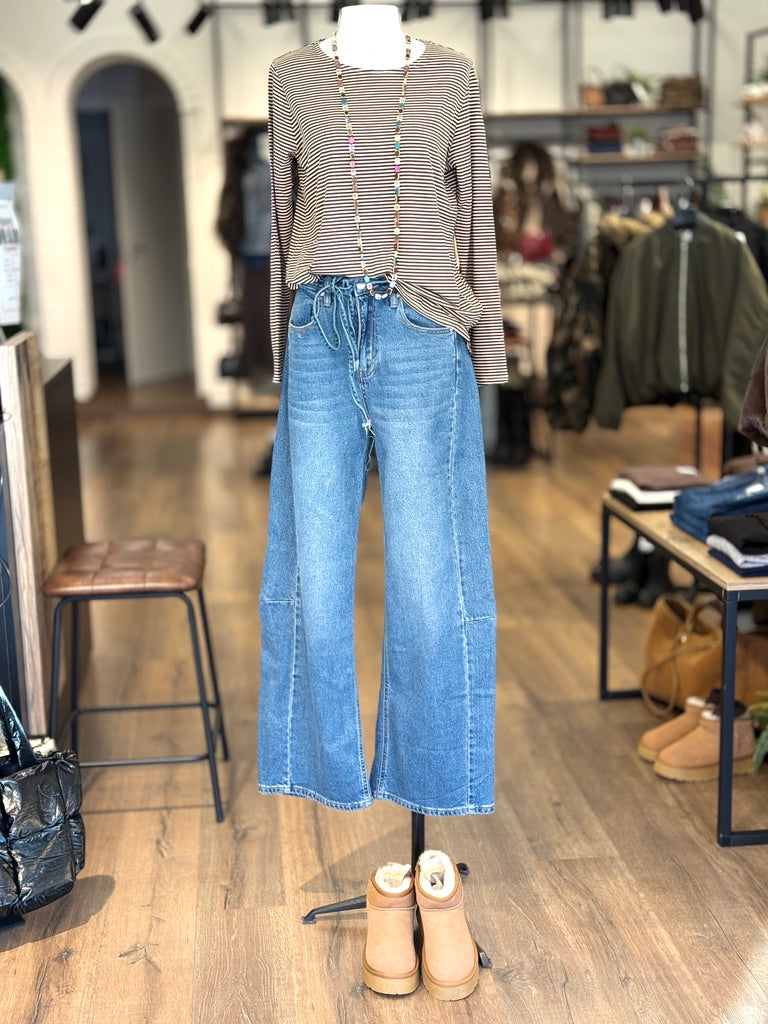 Tshirt manica lunga righe