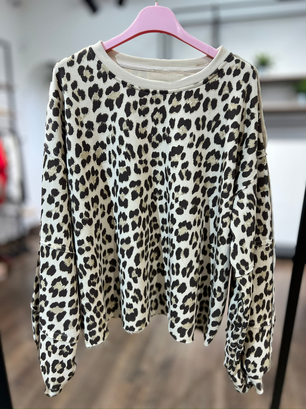 Felpa con fantasia animalier