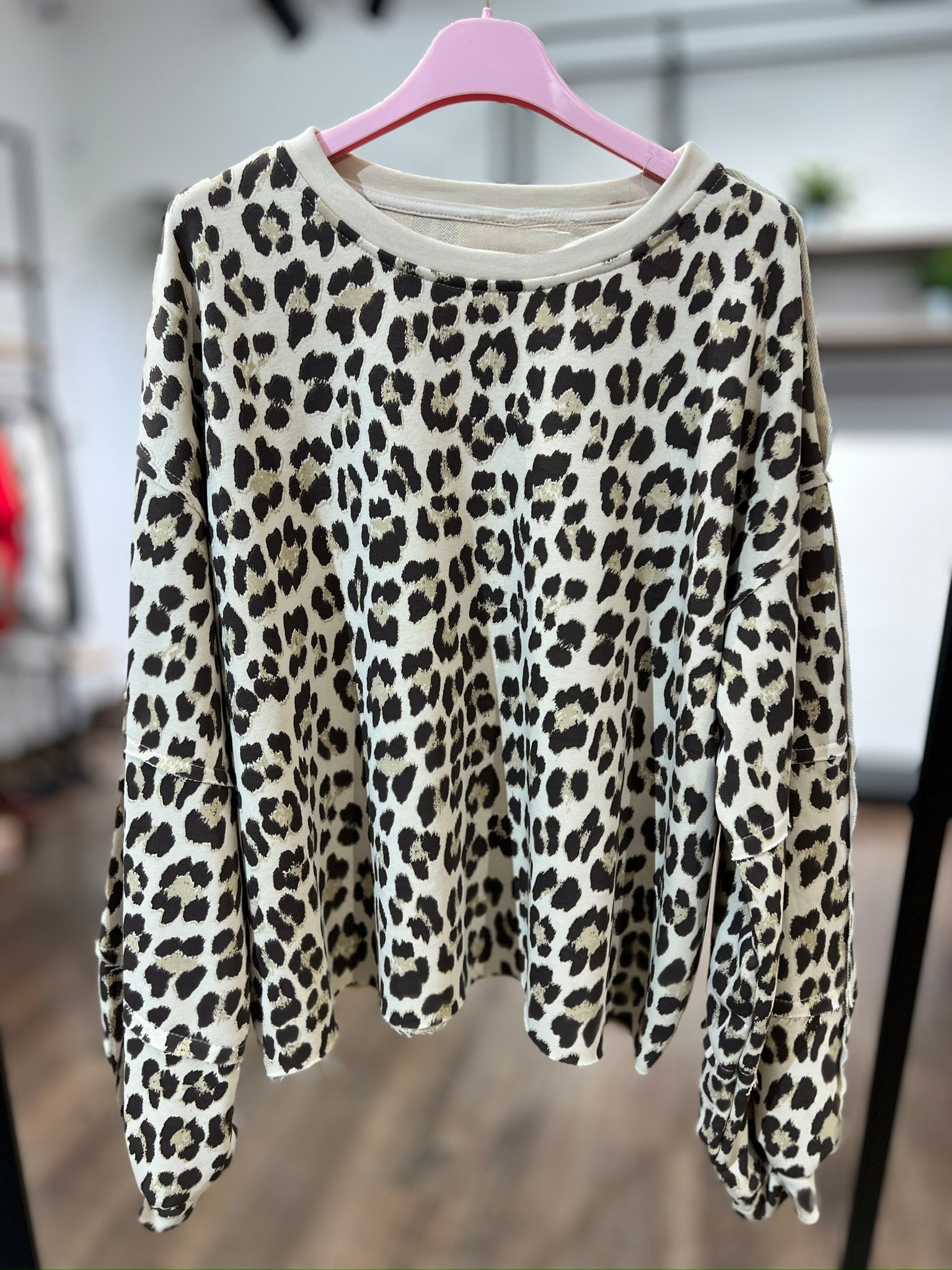 Felpa con fantasia animalier