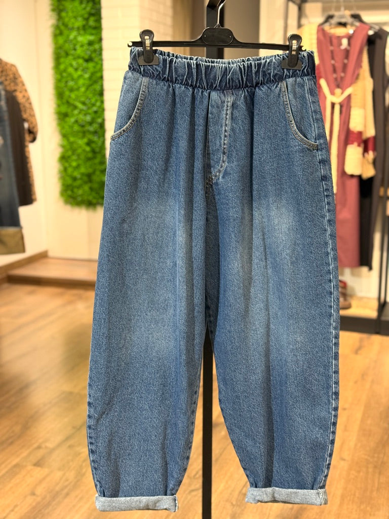 Jeans carrot morbido