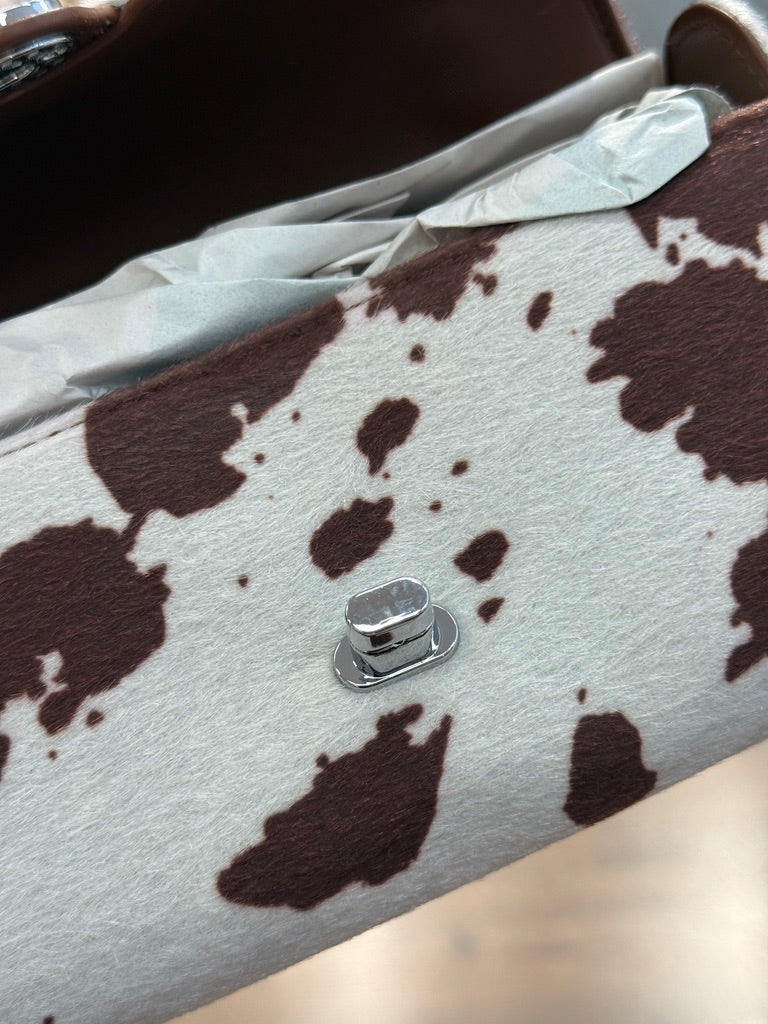 Mini borsa  stampa "muccata"