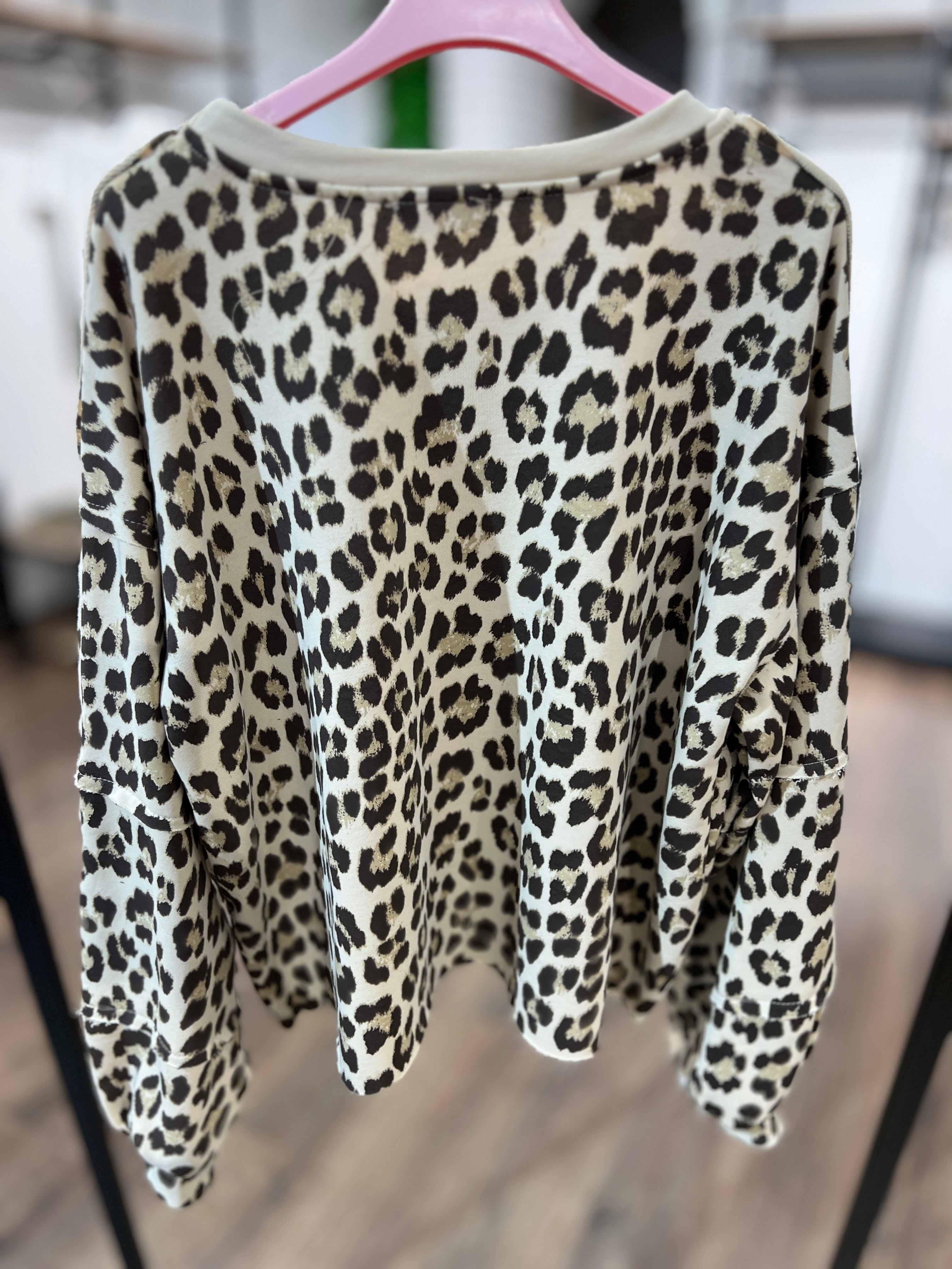 Felpa con fantasia animalier
