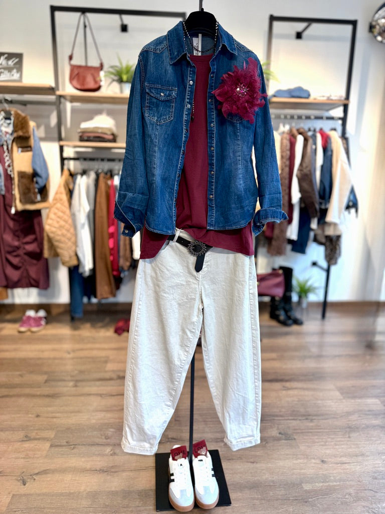 Camicia in jeans basica