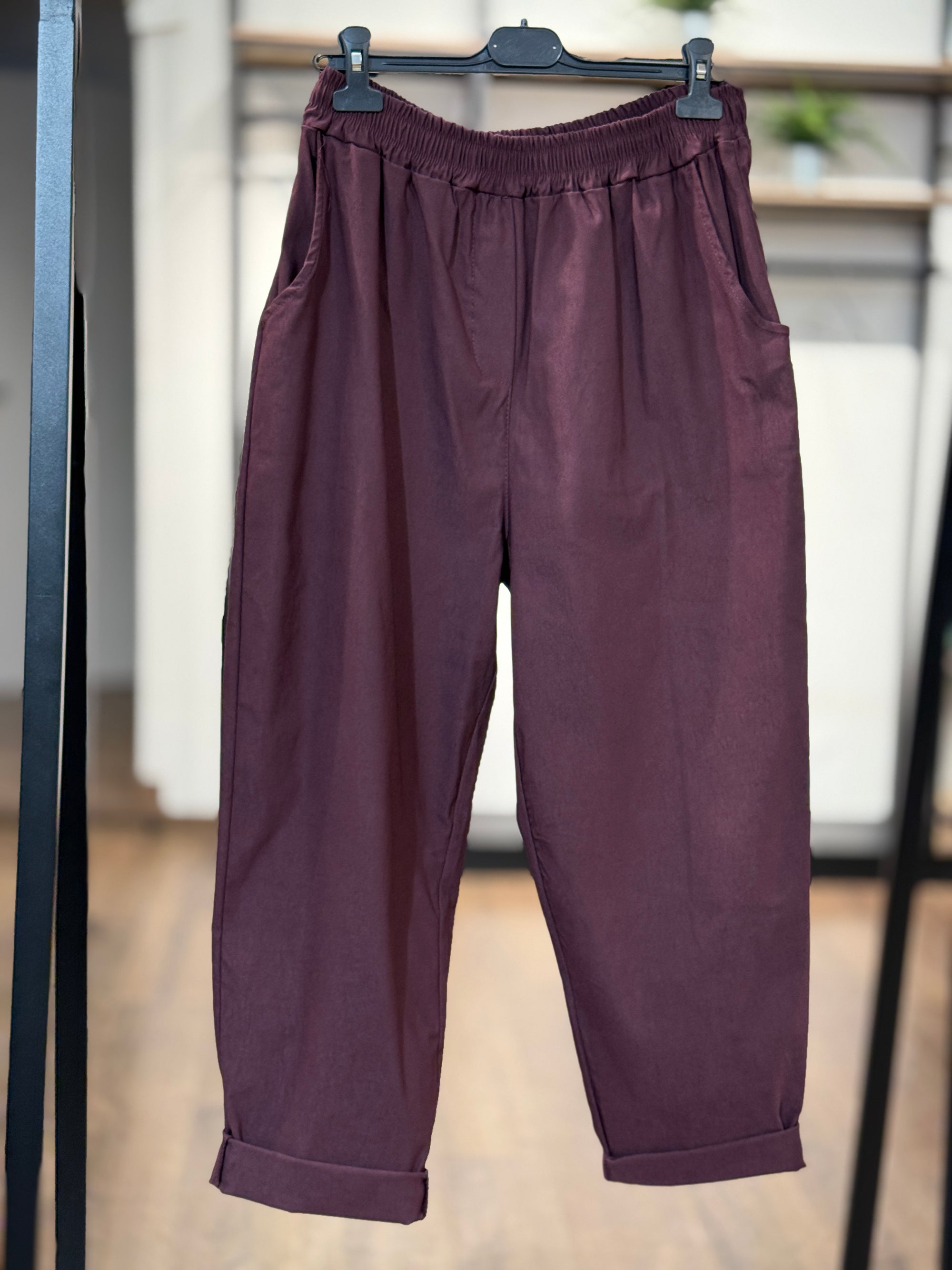 Pantalone con elastico baggie morbido
