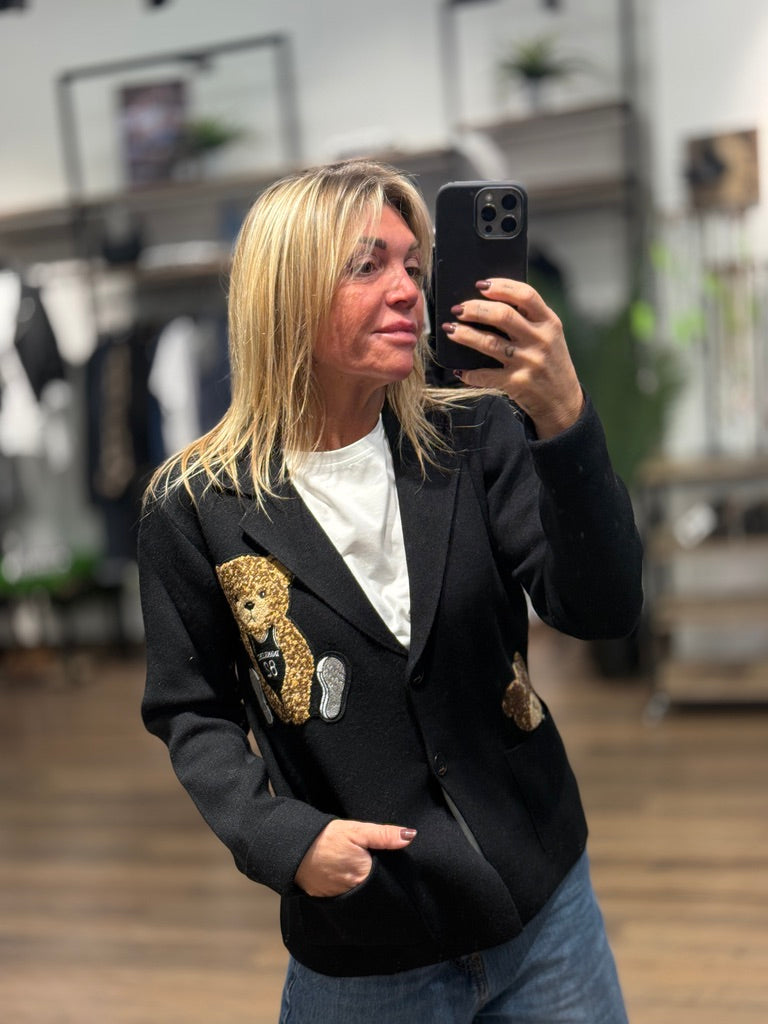 Cardigan con orsi