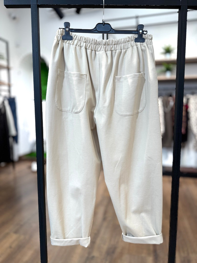 Pantalone in punto milano linea comoda