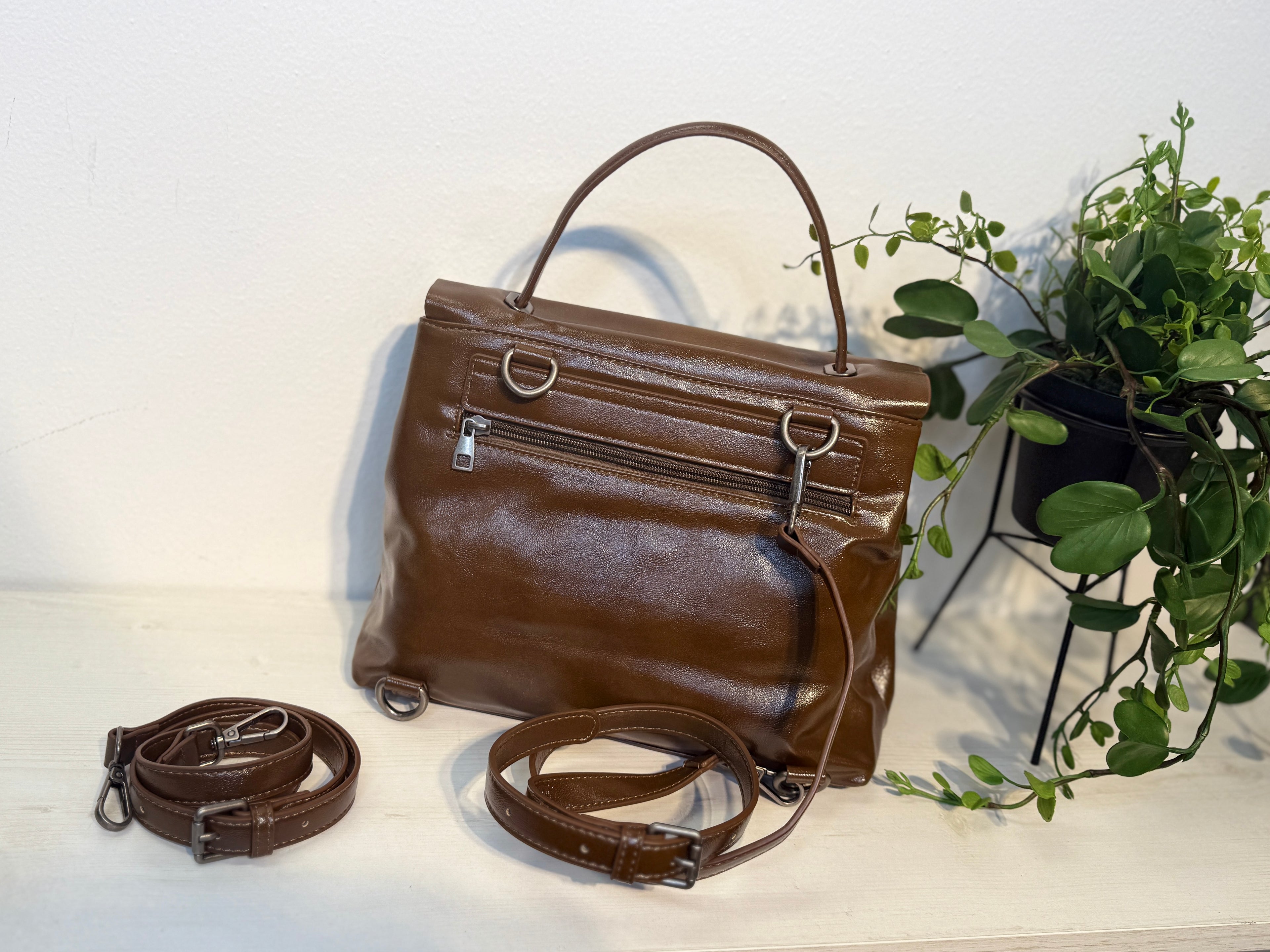 Mini bag/zaino in ecopelle