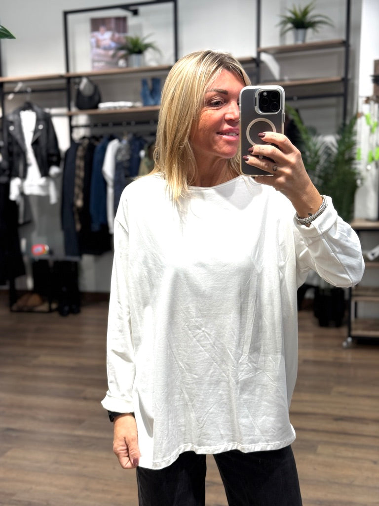 T-shirt morbida manica lunga
