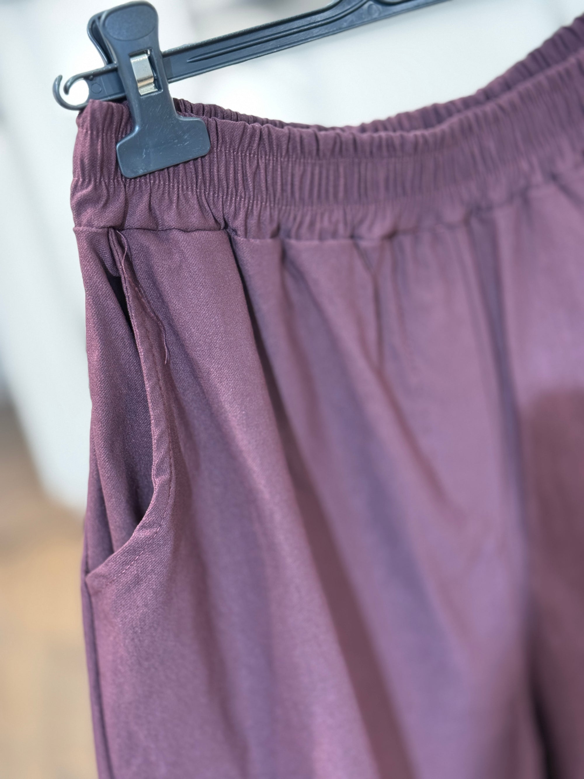 Pantalone con elastico baggie morbido