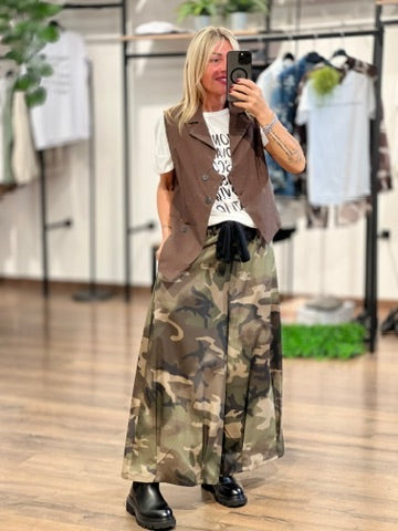 Gilet asimettrico