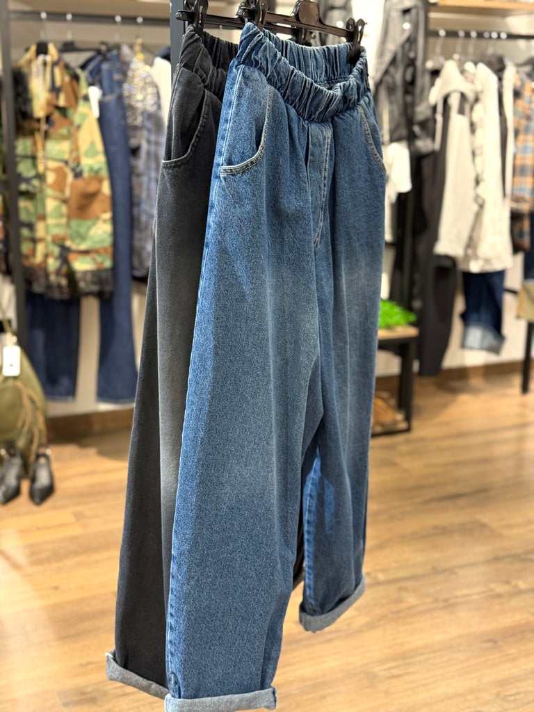 Jeans carrot morbido