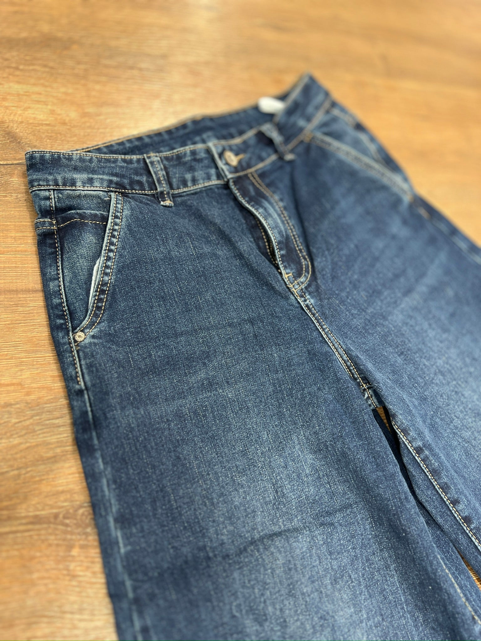 Jeans tasca filo - gamba larga