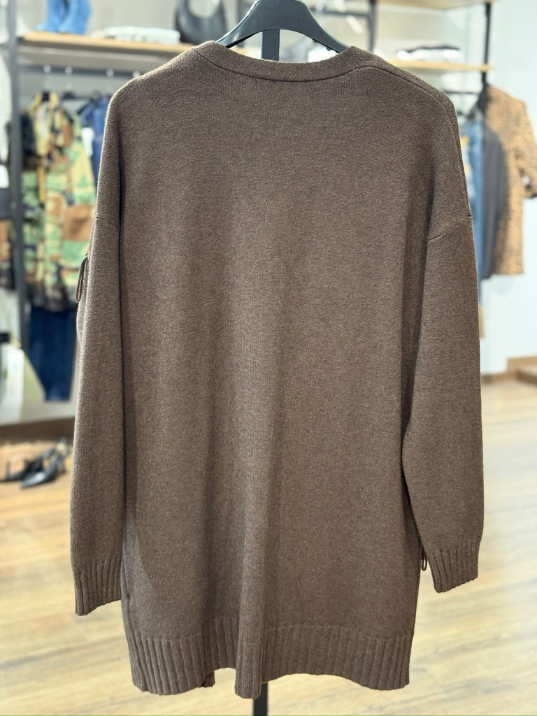 Cardigan frange tre