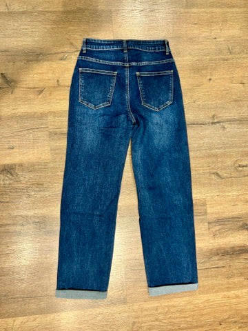 Jeans denim mom fit