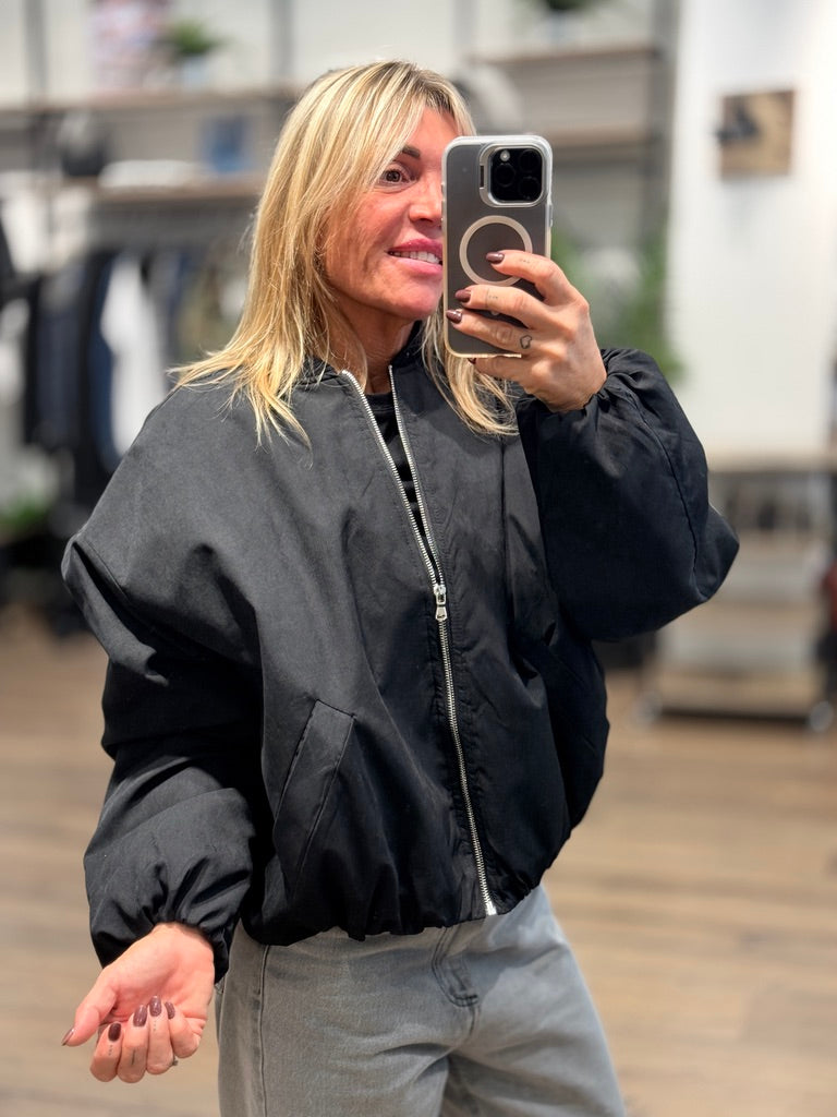 Bomber imbottito  con zip