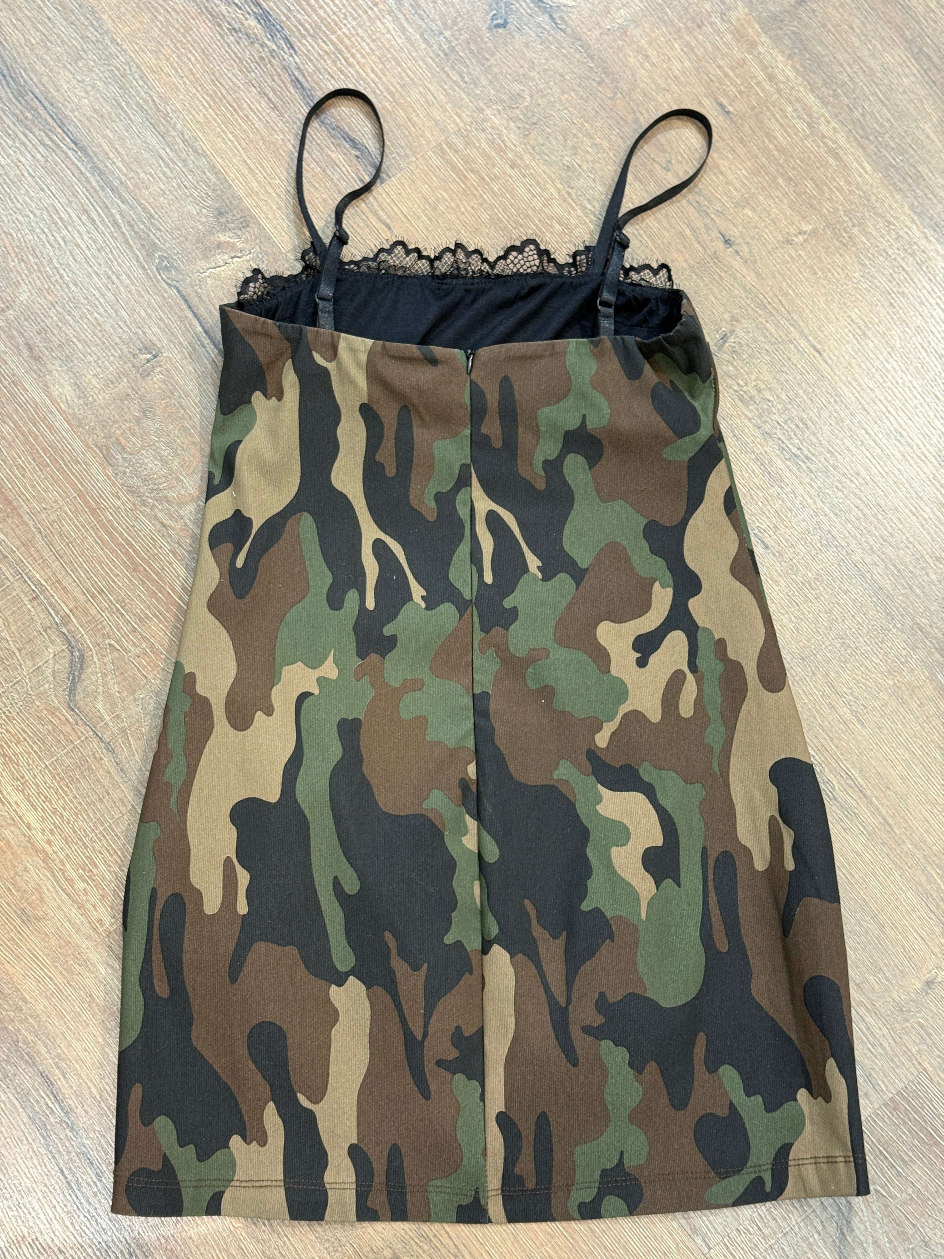 Mini abito camouflage