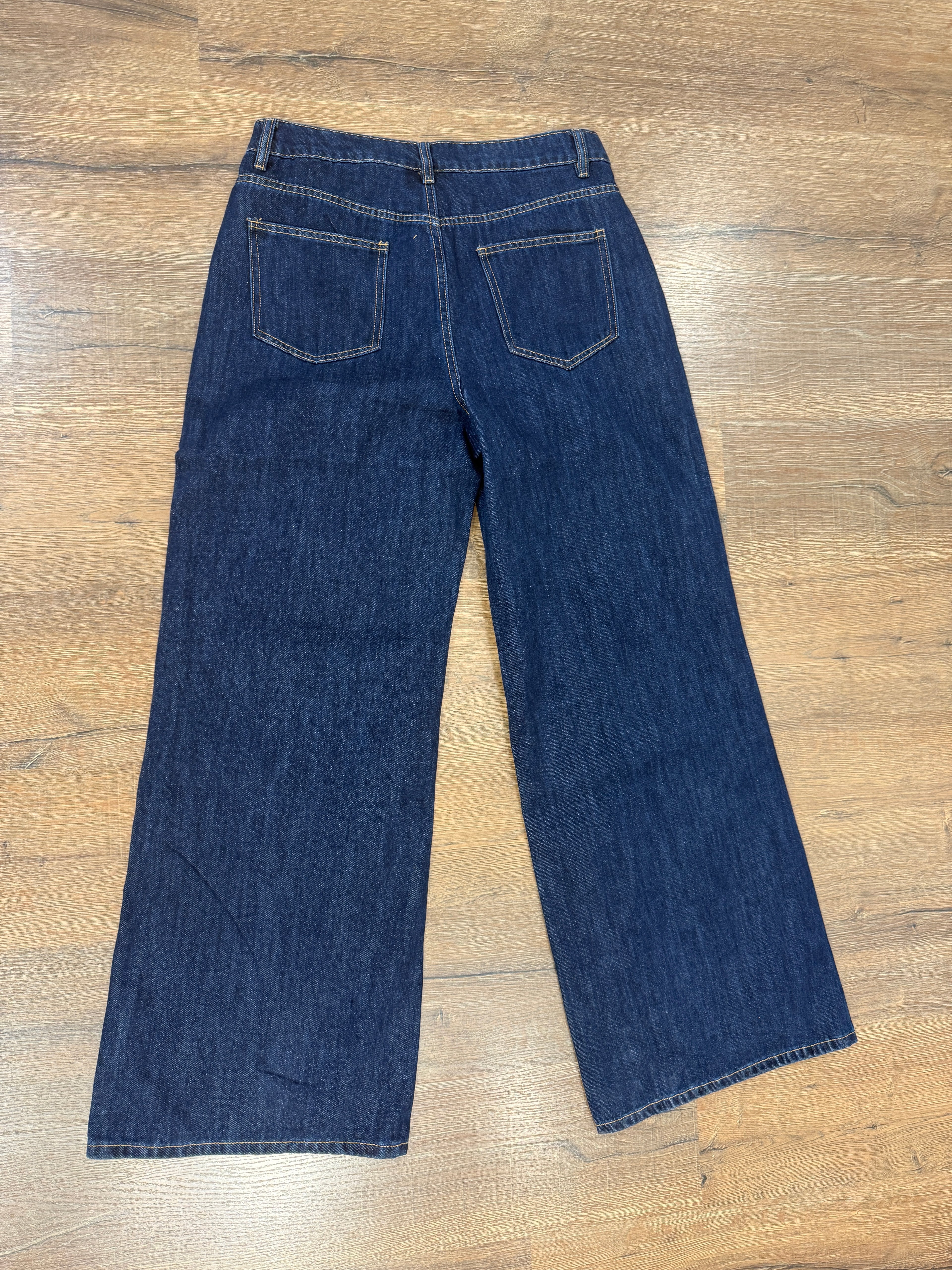 Jeans a palazzo denim scuro
