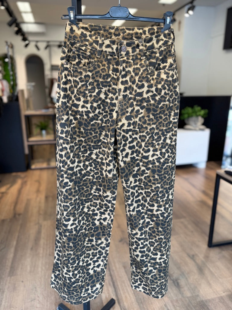 Pantalone 5tasche stampa animalier