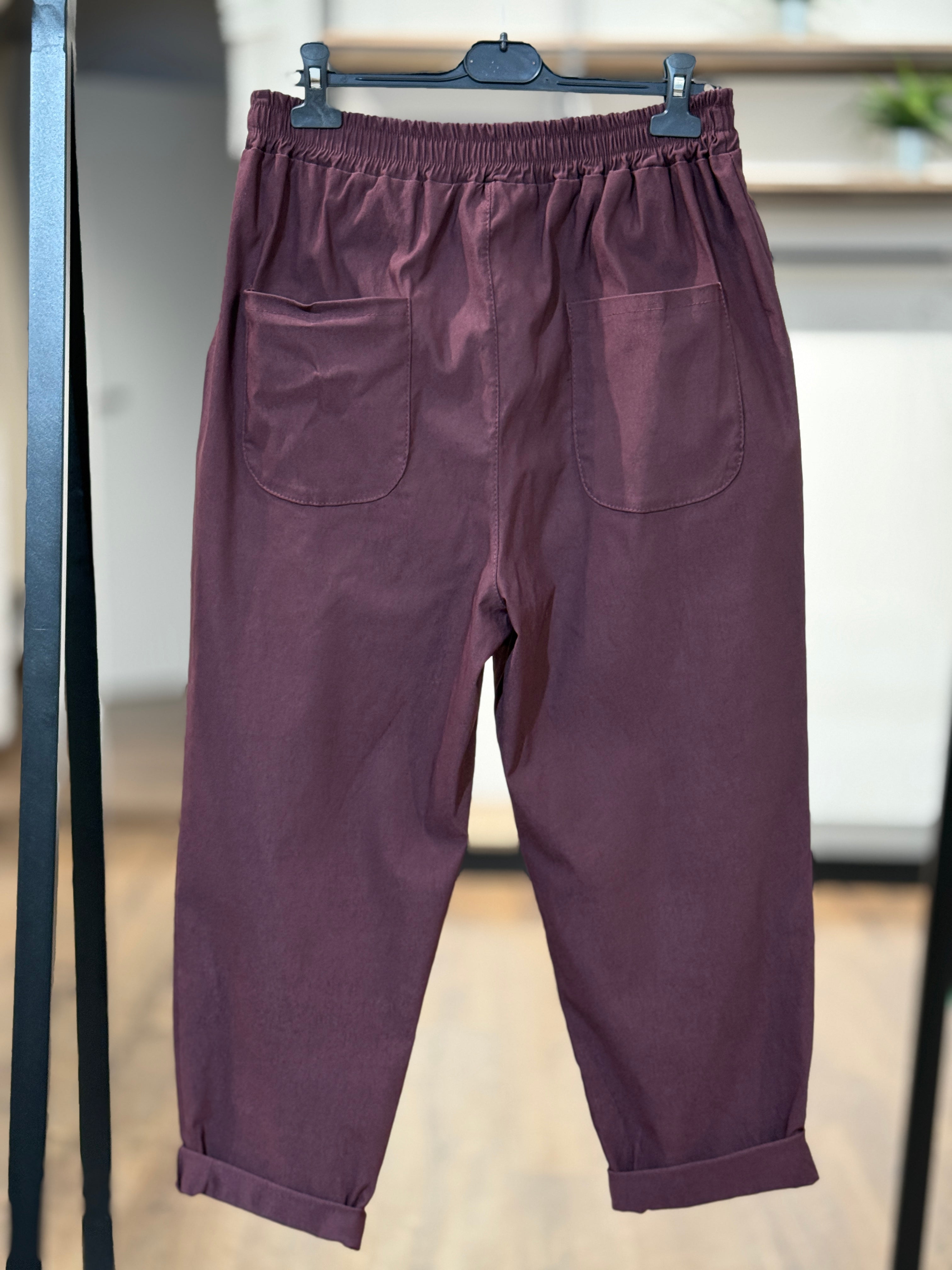 Pantalone con elastico baggie morbido