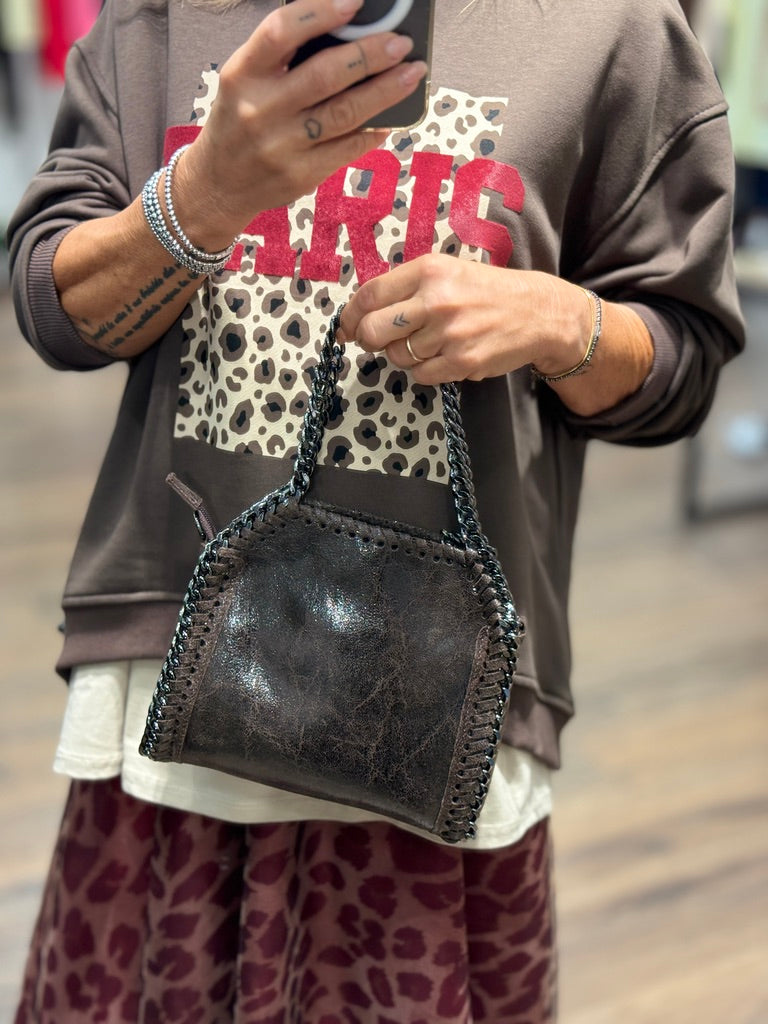 Mini bag con catene