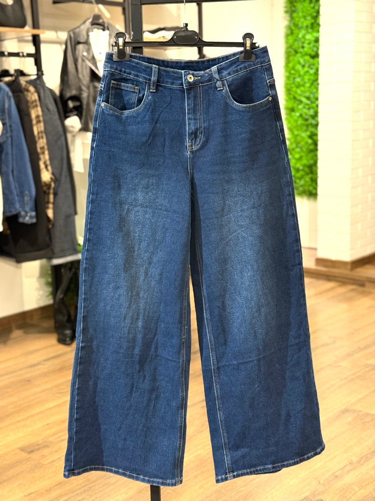 Jeans palazzo morbido