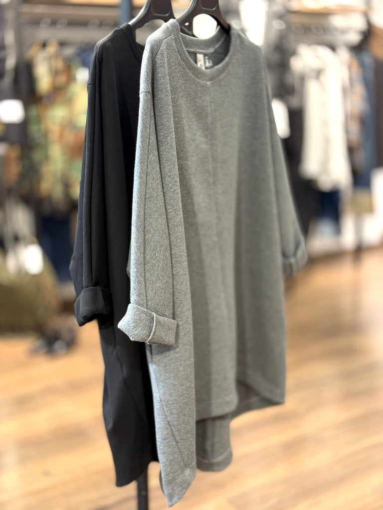 Maxi maglia felpa cuciture